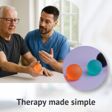 HOMECRAFT Gel Ball Hand Exerciser – Stress Ball for Adults & Arthritis, Therapy Aid for Weak Grip, Squeeze Aid for Hand Exercise, Rehab & Strength T