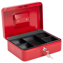 Burg Wachter CB03R Money 5025 10" Cash Box, Red