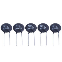 5X Termistor 20D-20 NTC para Limitar la Corriente de Entrada del Lastre de la Fuente de Alimentación CFL, Negro