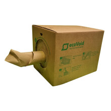ecoVoid 100% Recycled Void Fill Packaging Paper in Box 450m x 350mm x 75gsm. Ready-to-Use, Compact & Sustainable | Filling Paper