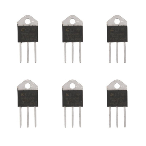 6X BTA41-600B 600V 40A Silicon Controller Rectifier Standard Triac