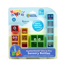 Learning Resources Numberblocks One to Five Sensory Bottles, Action Figure Set, Toy Figures & Playsets, Counting Blocks, Fidget for Kids, Sensory Res