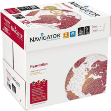Navigator A4 100 GSM Presentation Copier Printer Paper (Pack of 5 Reams)