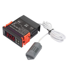 Feuchtigkeitsregler SVWL-8040 220 V LED Digitales Luftfeuchtigkeitsmessgerät mit Temperatursensorsonde 1 % - 99 % RH