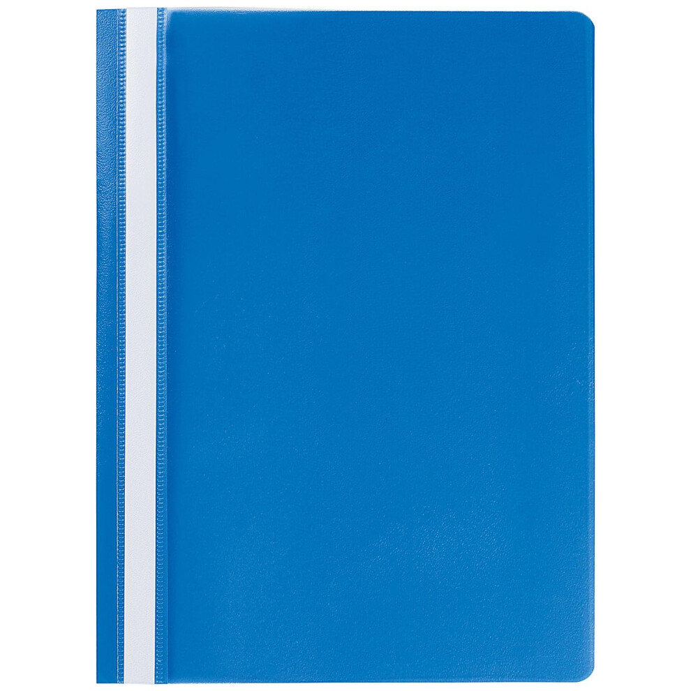 Photos - File Folder / Lever Arch File Q-Connect A4 Project Folder - Blue, Pack of 25 