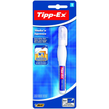 Tipp-Ex Shake'n Squeeze Correction Pen – Pack of 1 - Quick-Drying with Soft, Squeezable Barrel (8 ml)