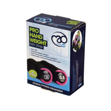 Fitness Mad Pro Hand Weights, Soft Grip Dumbbells, 0.5kg, 0.75kg, 1kg, 1.25kg, 1.5kg