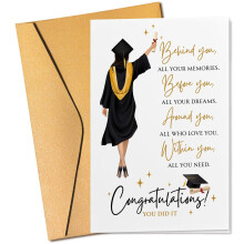 Graduation Card College High School Graduation Cards for Her, Class of 2026 A Gift for Graduates for Your Daughter, A Friend or A Graduate Foldable 1