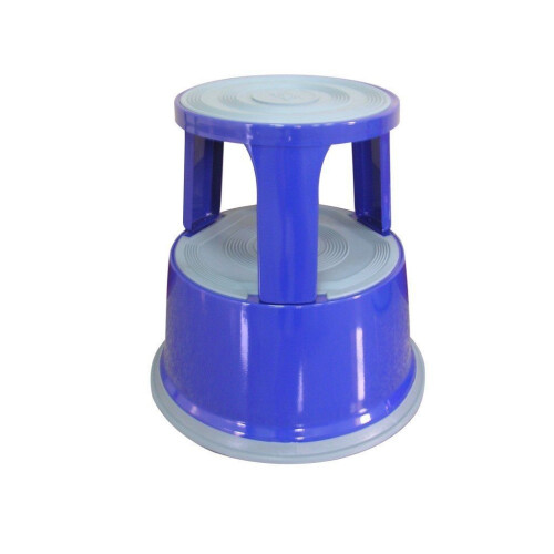 Q-Connect Blue Metal Step Stool KF04847
