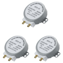 3X AC 220-240V 50/60Hz 5/6RPM 4W Turntable Synchronous Motor for Miniwave Oven
