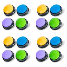 Recordable Dog Buttons, Dog Buttons for Communication Pet Training Buzzer, Dog Talking Button Set Funny Gift ,16PCS