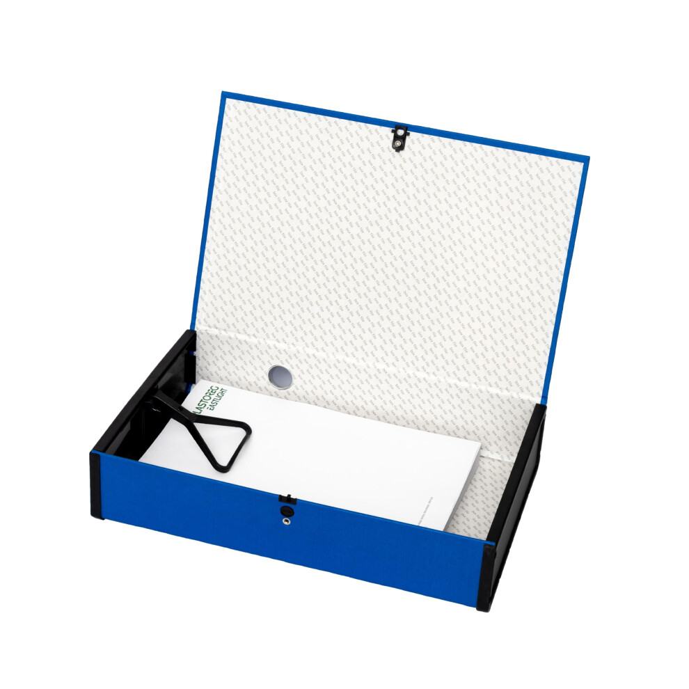 Photos - Other Furniture Box File Lock Spring with Ring Pull and Catch, 75mm Spine, Foolscap Assorted Pack of 3