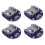 8 x Portabatterie A Bottone Per Cr2032 - Con Interruttore (8 Pezzi) 1