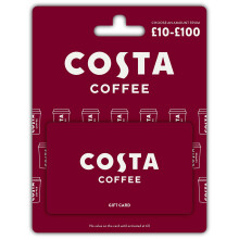 Costa Coffee Physical Gift Card - UK Redemption - Delivered by Post - 25