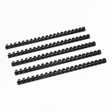 RAYSON Plastic Binding Combs, 125 Sheets, 21 Rings, 16 mm Comb Binder Spines, A4, Black, Pack of 100