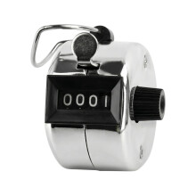 1x Mechanical Clicker Hand Tally Counter 4 Digit Manual Number Counter Tool UK