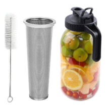 Cold Brew Coffee Maker 64Oz Cold Brew Pitcher with Stainless Steel Super Dense Filter for Iced Brew Coffee, Ice Tea-A