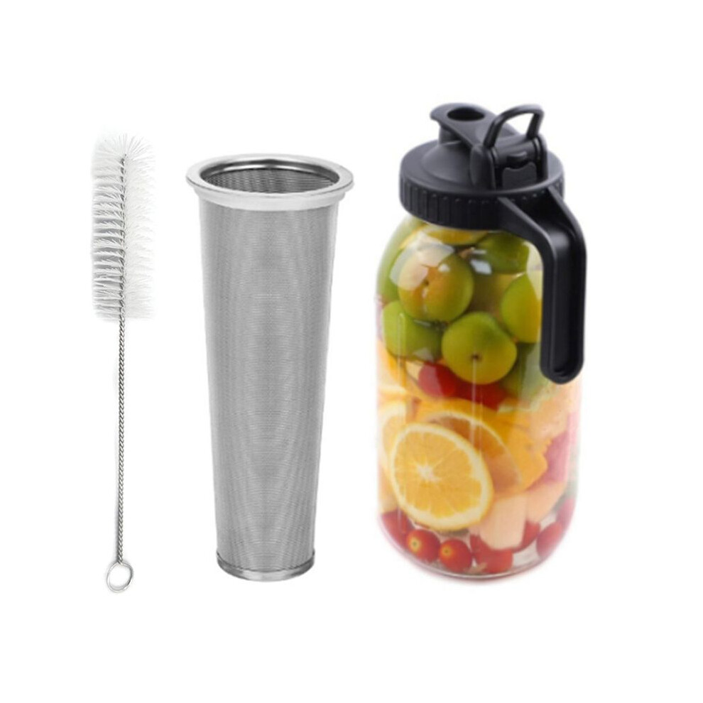 Cold Brew Coffee Maker 64Oz Cold Brew Pitcher With Stainless Steel Super Dense Filter For Iced Brew Coffee, Ice Tea-A 6031700174696
