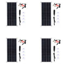 4X 15W Painel Solar 12-18V Painel Solar de Célula Solar para Telefone RV Carro MP3 PAD Carregador Externo Fonte de Bateria B
