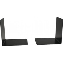 Hangzhou Topline 140 mm Heavy Duty Metal Bookends - Black (Pack of 2)