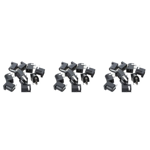 30Pcs  Power Jack Socket 2.1mm -Type PCB Mount