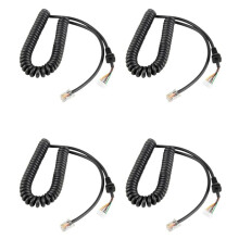 4X Car Hand Speaker Microphone Cable for MH-48 MH-48A6J FT-8800R FT-8900R FT-7900R FT-1807 FT-7800R FT-2900R