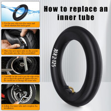Ainiv Inner Tube 10 x 2.125 (10 Inches), 2 Reinforced Air Tyres with 2 Levers Electric Scooter, Double Thickness, Reinforced Valve, Anti-Puncture Whe