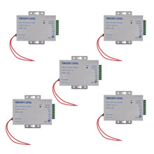 5X Système D'Alimentation de Porte K80 Contrôle D'Alimentation Électrique CC 12V 3A Alimentation Miniature / Verrouillage Électrique / Système de