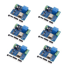 6X Módulo Controlador de Relé WIFI,  5V 8V-80V ESP8266 Módulo Controlador Sem Fio ESP-12F para IOT  Home APP