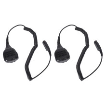 2X Hoch Qualitaet IP54 Impraegniern Bewegliches Lautsprecher-Mikrofon-Mikrofon fuer -Funksprechgeraet STP9000 Zwei Way Radio Sepura STP8000