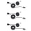 3X IR Extender Infrared IR Remote Control Receiver USB IR Receiver Adapter Transmitter for Cable Box Stereo Receiver 1