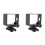 2X Protective Housing Side Border Frame Case for  Yi Xiaoyi Action Sport Camera Accessories Black 1
