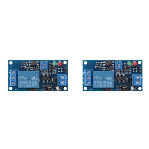 2X 12V  Delay Relay Delay Turn  / Delay Turn Off  Module with Timer
