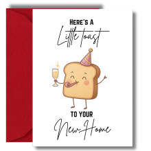 New Home Card, Toast Design H11