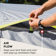 Coleman Tent Darwin | 2 Person Compact Dome Tent | Lightweight Camping, Festival and Hiking Igloo Tent | 100% Waterproof with HH 3000mm | Sewn-in Gro