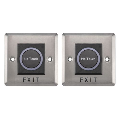2X Infrared Sensor  No Contact Contactless Switches Door Release Exit Button with LED Indication