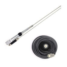Antenne Quadri-Bande Radio Mobile 144/220/350/440 MHz pour Antenne Mobile QYT KT-7900D Talkie-Walkie de Voiture ANT-7900D (B)