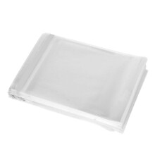 Cello Bags - Pack of 100 Crystal Clear Display Bags - Self Adhesive Peel Seal Plastic Bags for FBA by Sabco (6" x 9")
