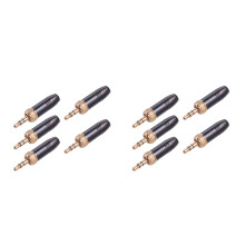 10Pcs Lavalier Lapel Microphone 3.5mm Audio Plug with M6 Internal Thread Internal Thread Cable for for