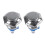 2X 16mm High Round High Round Momentary Metal Push Button 1