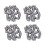 80 Pcs Copper 5mm Light Emitting Diode LED Holder Mount Panel Display 1