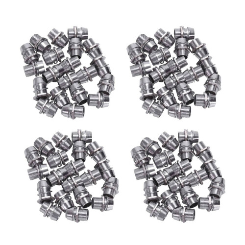 80 Pcs Copper 5mm Light Emitting Diode LED Holder Mount Panel Display