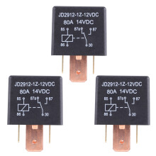 3X 80A 12V 5 Pin DIY Power Relay Car Truck Vehicle