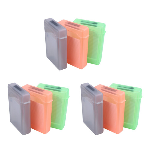 15 PCS 3.5 inch Portable IDE  HDD External Case Hard Drive Case Hard Case Plastic Protection Case