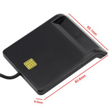 2X Universeller Tragbarer Chip Karten Leser für Bank Karten Steuer Karten ID CAC DNIe ATM IC Sim Karten Leser für Android Telefone und -Tablets