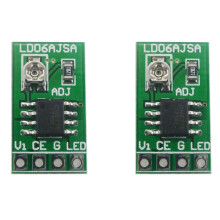 2X 3.3V 3.7V 5V LED Driver 30-1500MA Constant Current Adjustable Module PWM Control Board for USB 18650 Li-Ion
