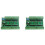 2X 32Ch PNP Isolated Digital Input RS485 Modbus Rtu Controller 12V 24V PLC  Quantity Acquisition Board(with Case) 1