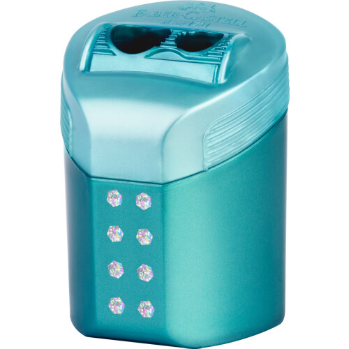 Faber-Castell Faber-Castell Double Hole Sharpening box RollOn Sparkle - Assorted Colours 2