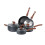 8 PCS Kitchen Cookware Set Non-Stick Granite Pots and Sauce Pans Set Induction 1