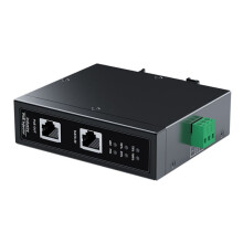 10G Industrial Poem Injectator 90w Din Rail Ieee 802.3 Af/At/Bt Plugandplay 48-55V for Poe Camera,Wireless Ap